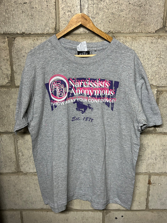 Vintage Upcycle Narcissists Anonymous Tee