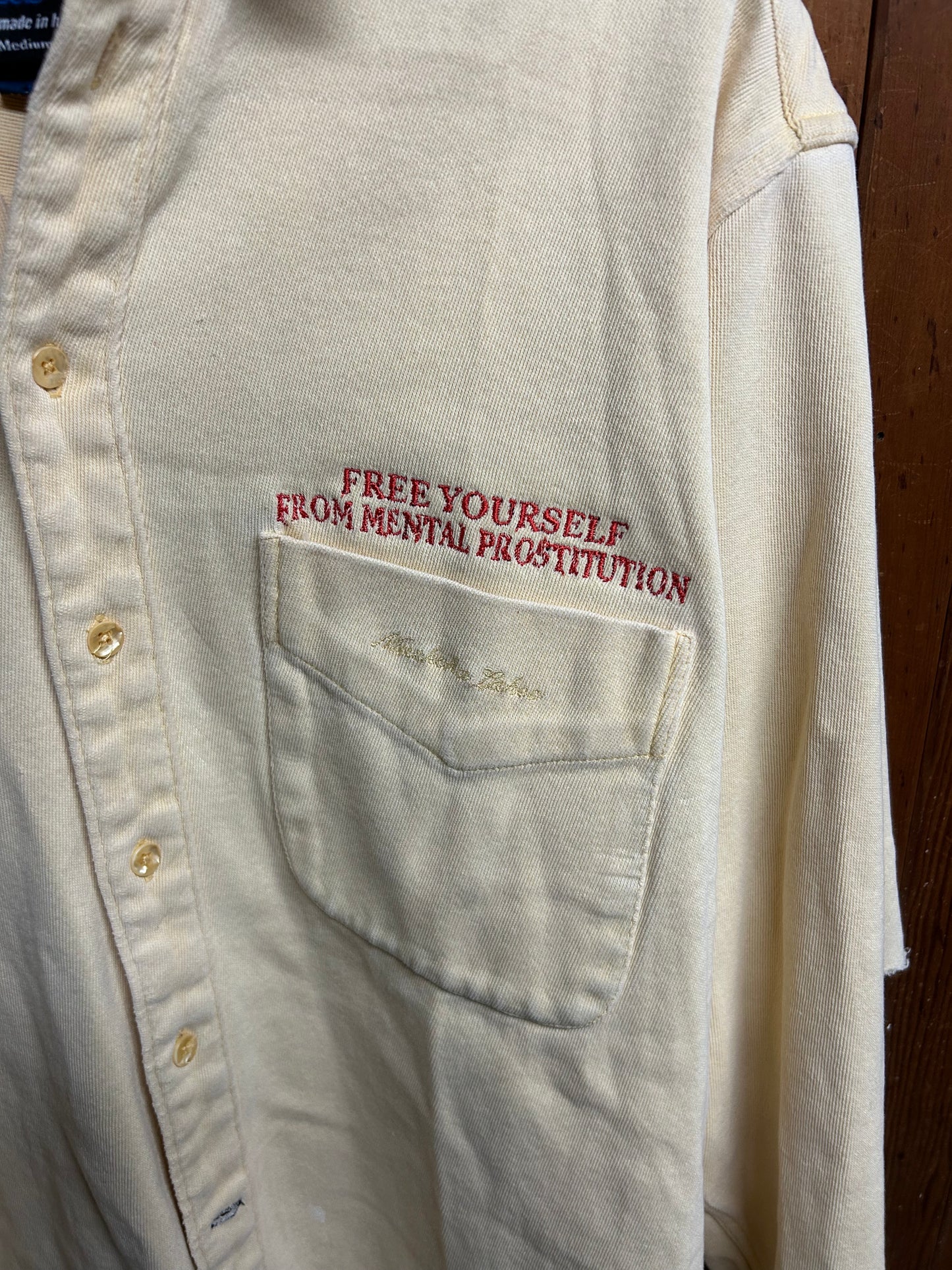 Slumming It Button Up