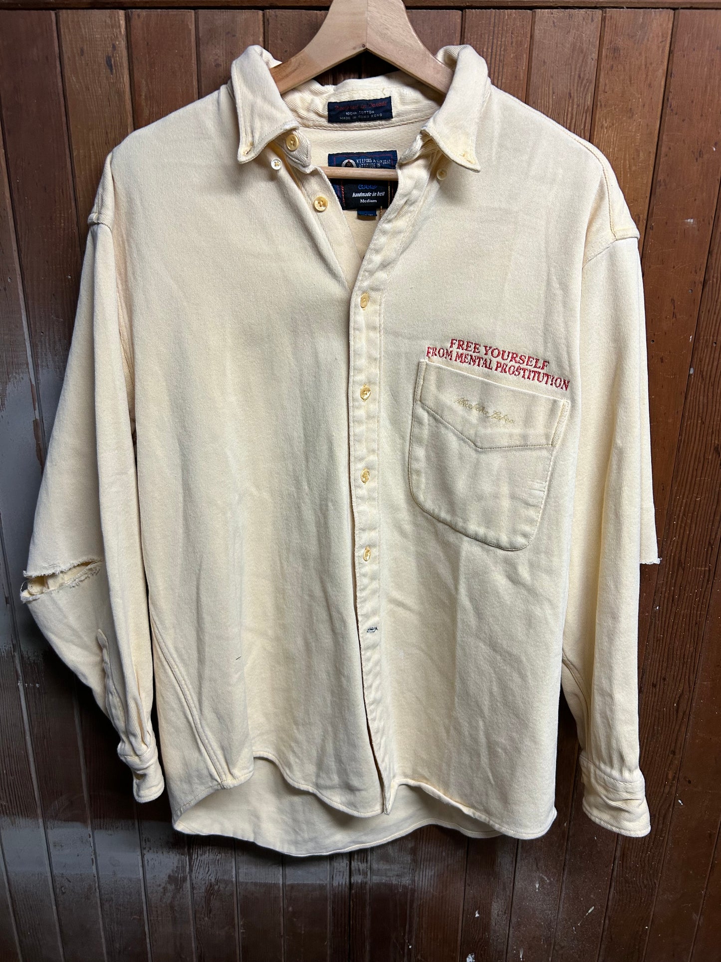 Slumming It Button Up