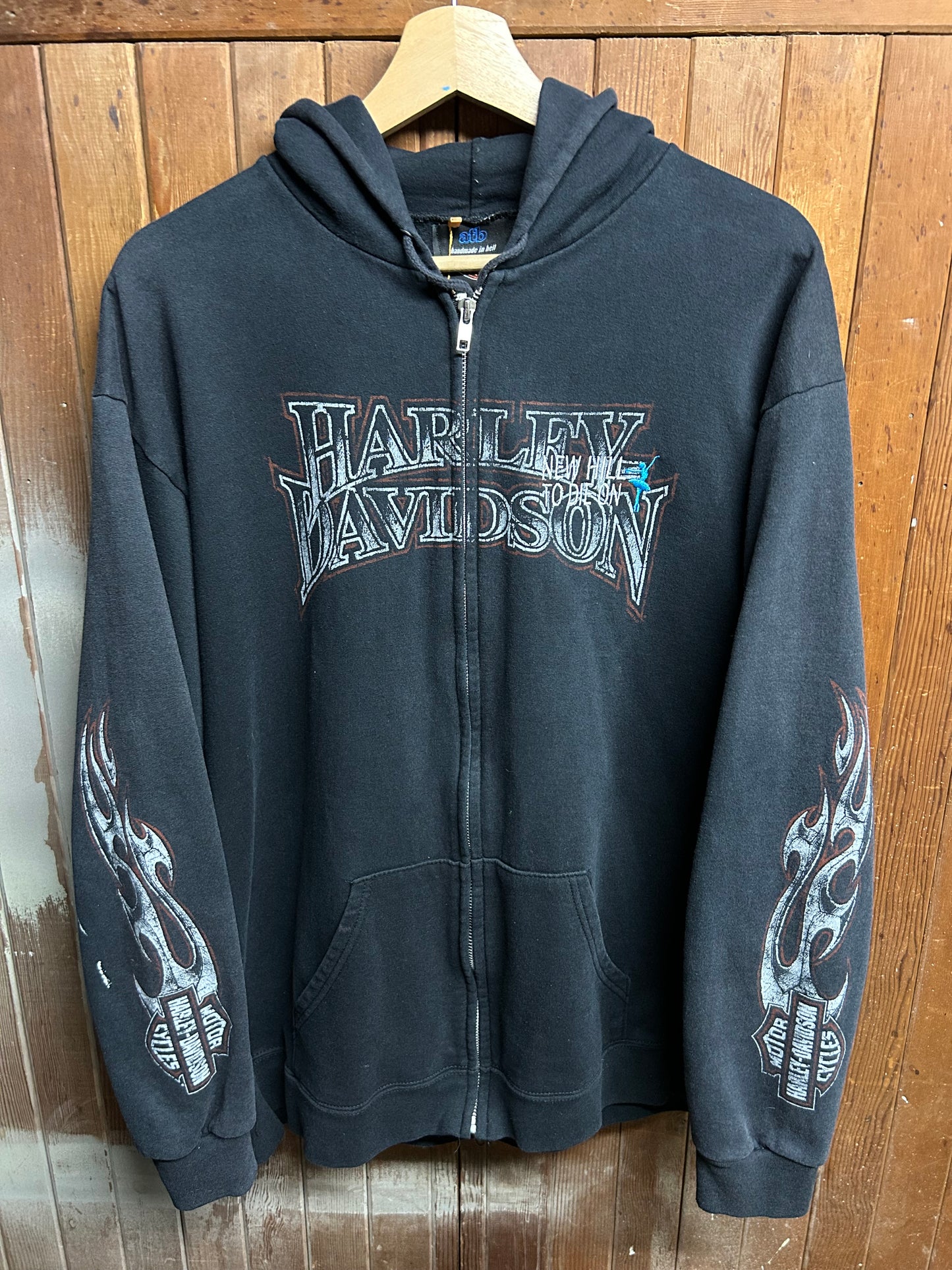 New Hill To Die On Harley Zip Up