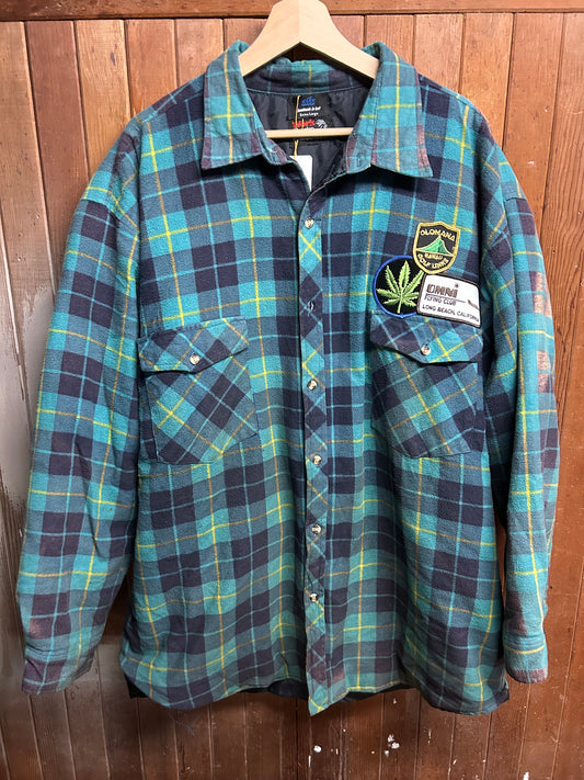 Faded Flannel Work Jacket