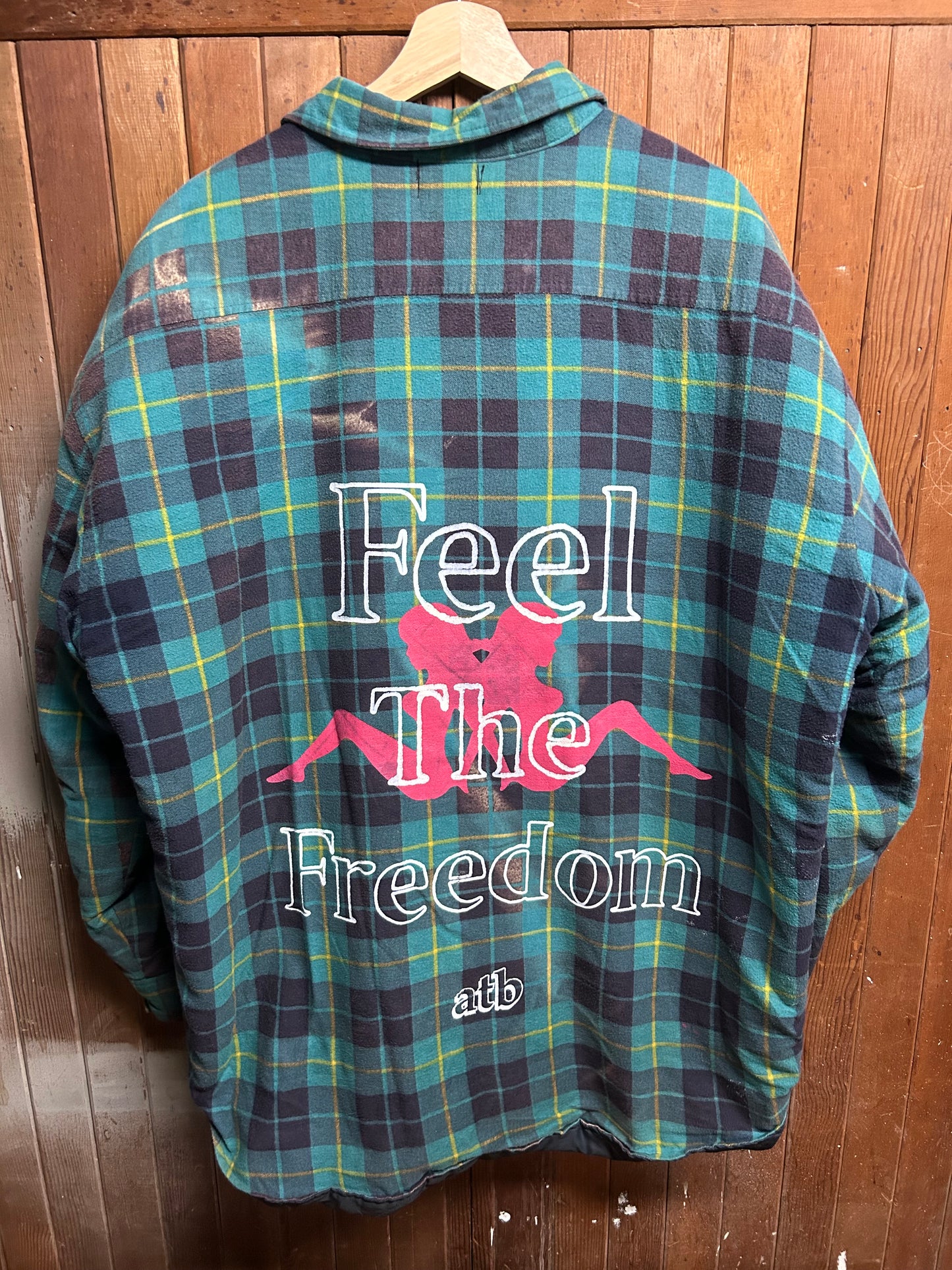Faded Flannel Work Jacket
