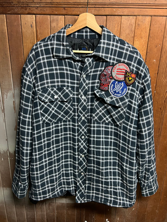 Patched Work Flannel